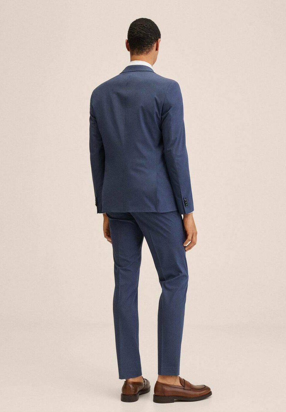 Mango Chaqueta de traje - dark blue/azul marino - Zalando.es