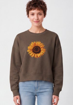 watapparel, SONNENBLUME - Sweatshirt - mocha