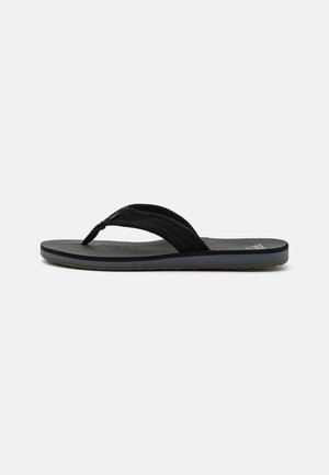 CARVER CORE - Sandalias de dedo - black