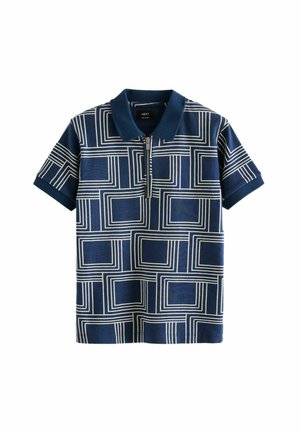 Next SHORT SLEEVE REGULAR FIT - Poloshirts - blue geo