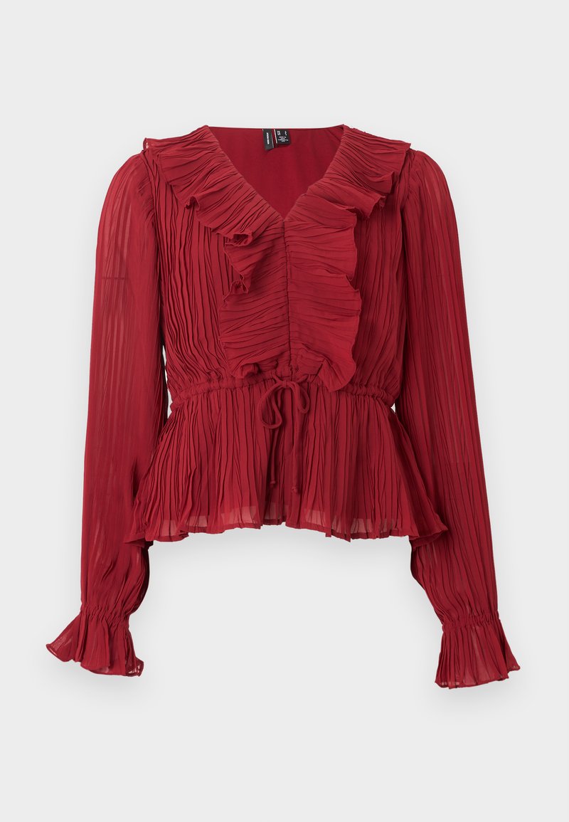 Vero Moda VMDORA - Bluse - biking red/rød - Zalando.dk