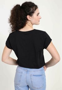 Disney PETER PAN JUST SAYIN TINK - T-shirt med print - black