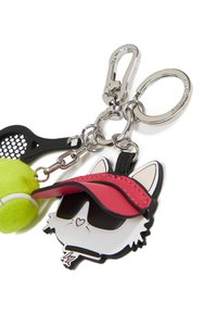 KARL LAGERFELD IKON CHOUPETTE TENNIS - Privjesak za ključeve - persian red