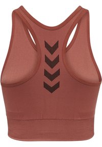 Hummel FIRST SEAMLESS  - Sports-BH-er med medium støtte - marsala