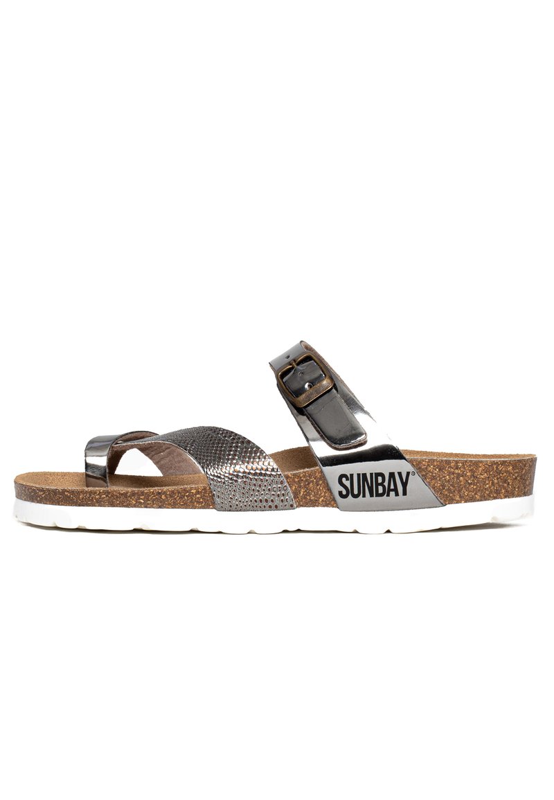 SUNBAY TULIPE Sandaler m/ tåsplit anthracite/antrasit Zalando.dk