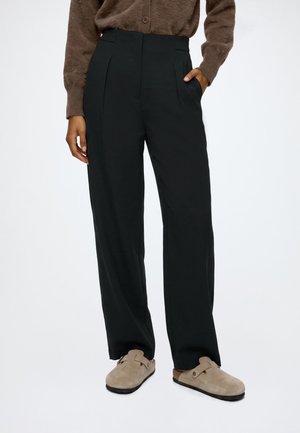 Topshop TSLOUISE - Pantalon classique - black