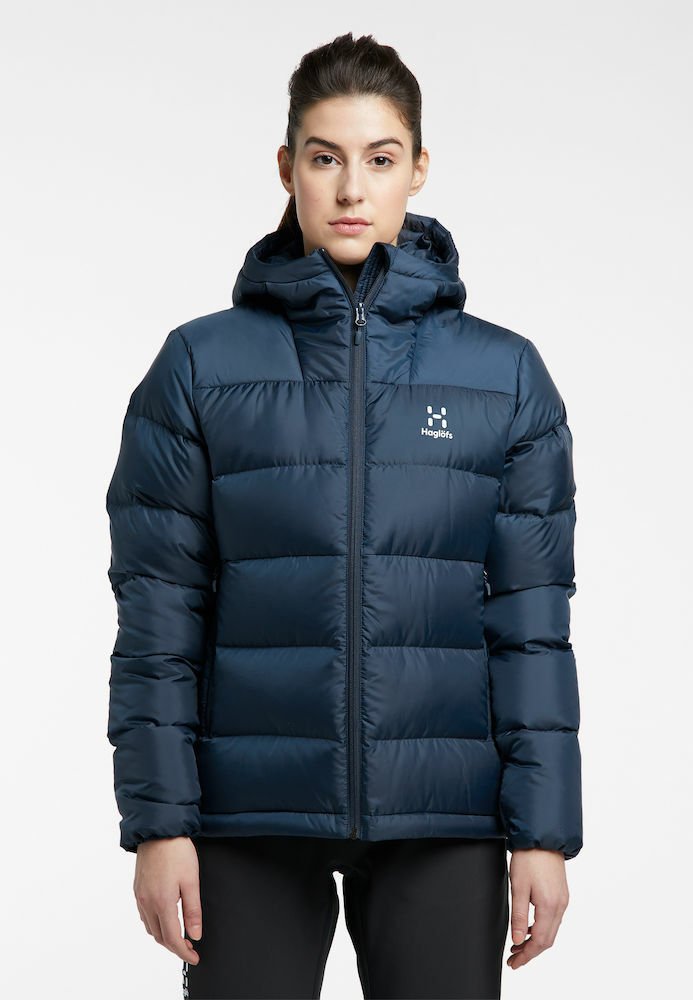 Damen Sportbekleidung | Haglöfs BIELD Daunenjacke tarn blue/blau - JY37778 Damen Sportbekleidung | Haglöfs BIELD Daunenjacke tarn blue/blau - JY37778