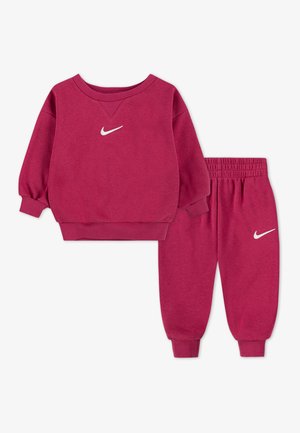 Nike Sportswear ESSENTIAL CREW UNISEX - Pantalon de survêtement - sweet beet