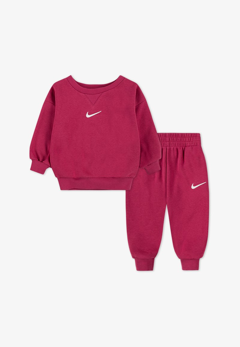 Nike Sportswear ESSENTIAL CREW UNISEX - Pantaloni de trening - sweet beet