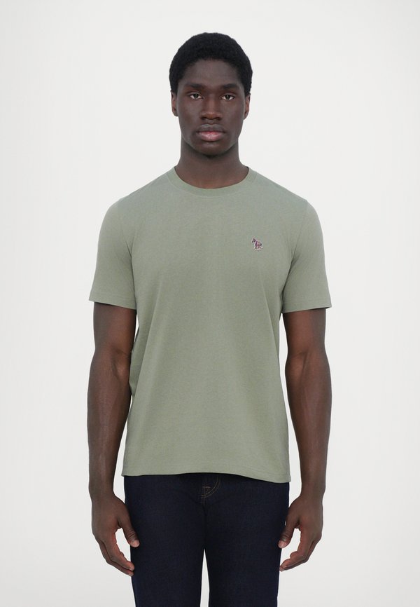 MENS FIT ZEBRA - Basic T-shirt - khaki