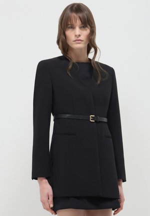 SENZA REVER CINTURA - Manteau court - nero