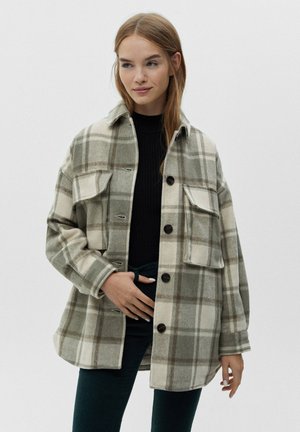 BASIC CHECK - Summer jacket - green