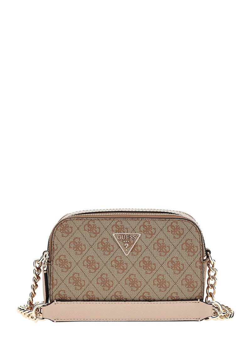 Guess NOELLE CROSSBODY CAMERA - Borsa a tracolla - hellbraun