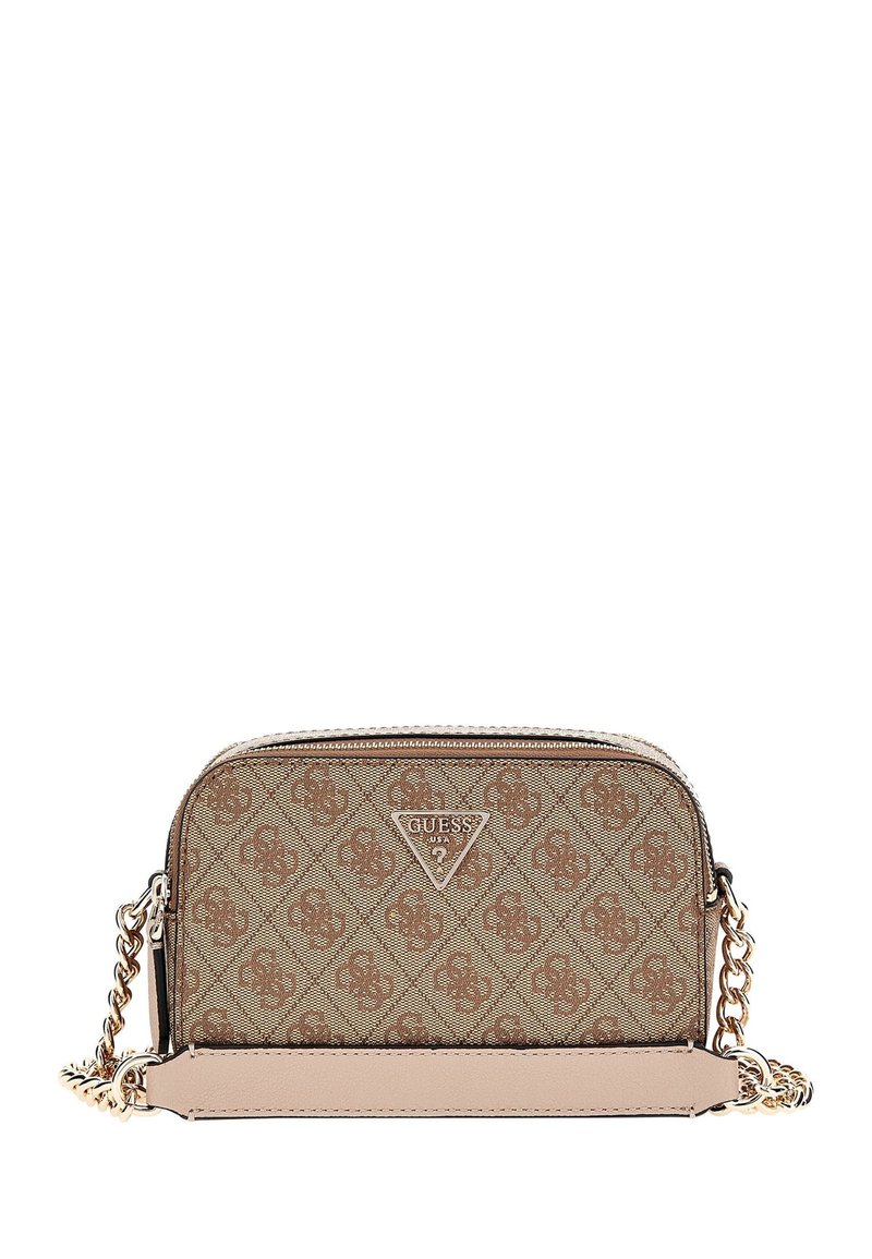 Guess - NOELLE CROSSBODY CAMERA - Olkalaukku - hellbraun, Suurenna