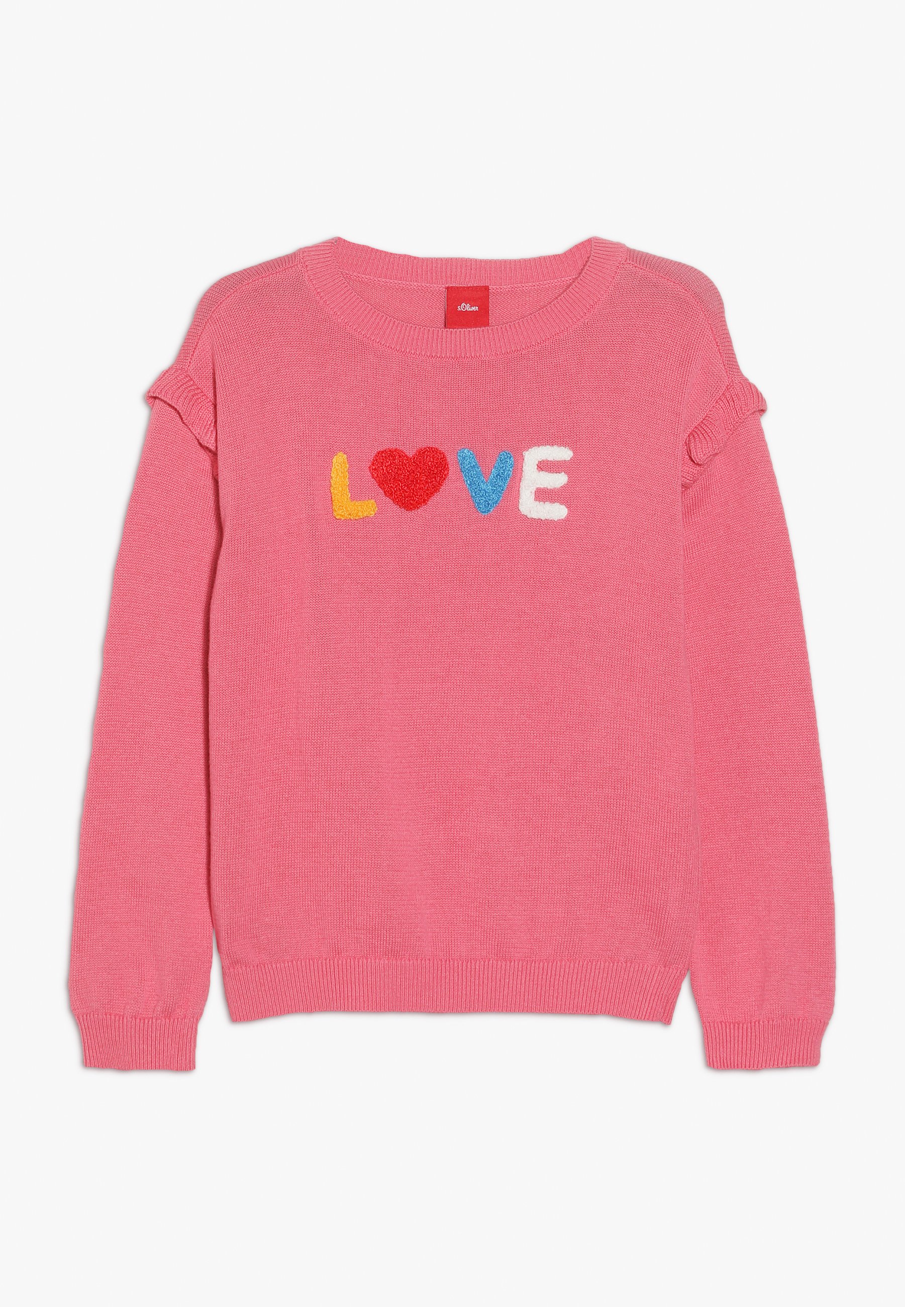 s.Oliver LANGARM Stickad tröja pink Zalando.se s.Oliver LANGARM Stickad tröja light pink Zalando.se