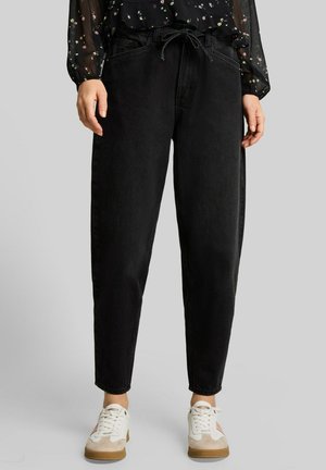 TOM TAILOR DENIM, TTADEA BARREL FIT - Wide Leg - dark stone black black denim