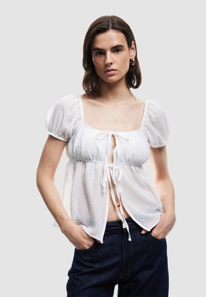 TIED BOW  - Blouse - white