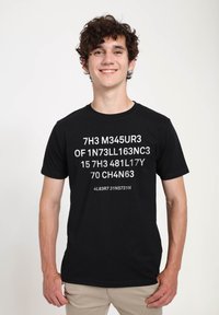 Henry Tiger INTELLIGENCE - Camiseta estampada - black
