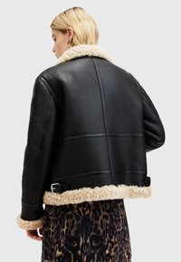 AllSaints LOREL FLYING JACKET - Kožnata jakna - black