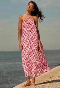 Next REGULAR FIT-HALTER NECK - Maksimekko - red white