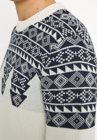 Selected Homme Strickpullover - off-white