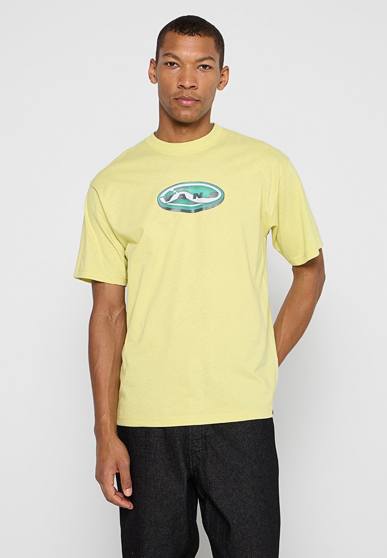 Vans T-shirt print geel
