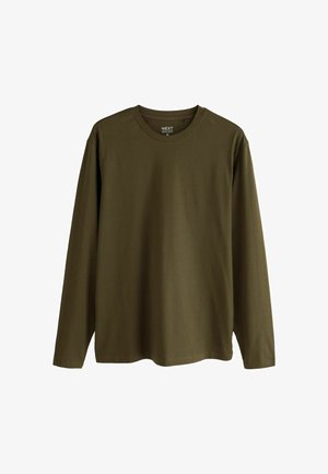 Next, RELAXED FIT - LONG SLEEVE CREW NECK T-SHIRT - Langærmet T-shirt - dark green