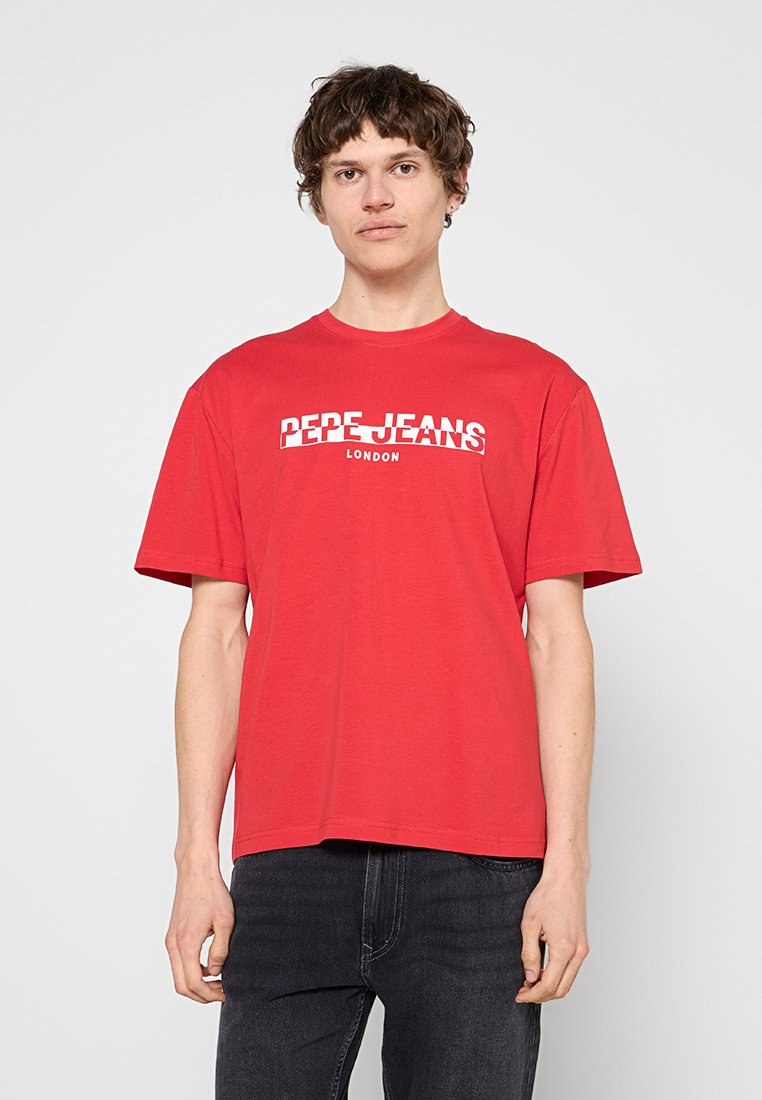 Pepe Jeans T-shirt print rood
