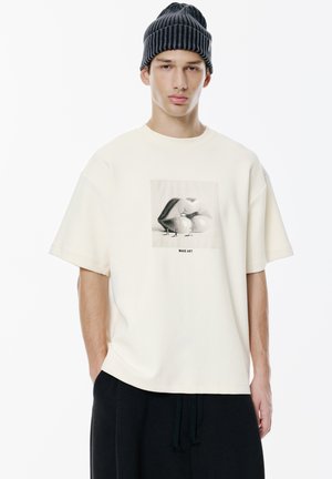 SHORT SLEEVE MAKE ART - T-shirts print - white