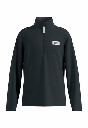 GRID  - Fleecepullover - black melange