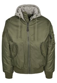 Bombejakke - olive/grey