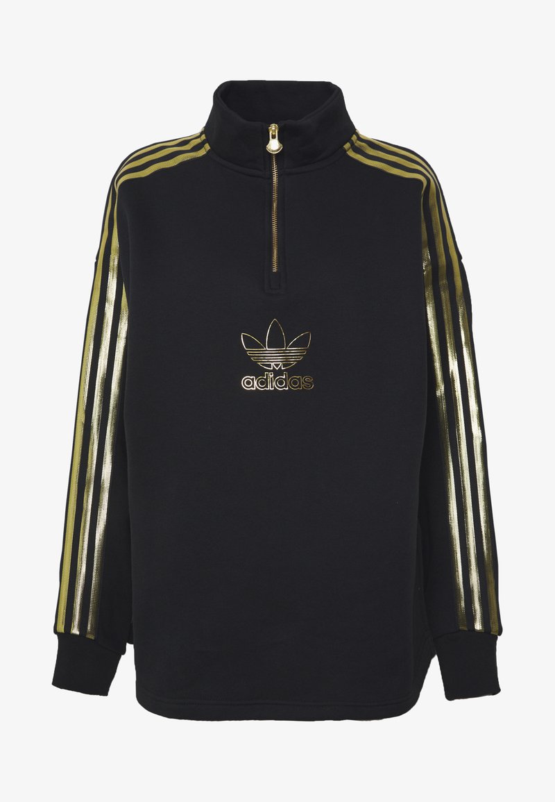 Día del Niño Contracción cigarrillo adidas Originals TREFOIL QUARTER ZIP LONG SLEEVE PULLOVER - Sudadera - black/negro - Zalando.es Día del Niño Contracción cigarrillo adidas Originals TREFOIL QUARTER ZIP LONG SLEEVE PULLOVER - Sudadera - black/negro - Zalando.es