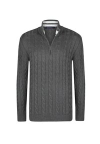 CABLE HALF ZIP - Striktrøje - anthracite