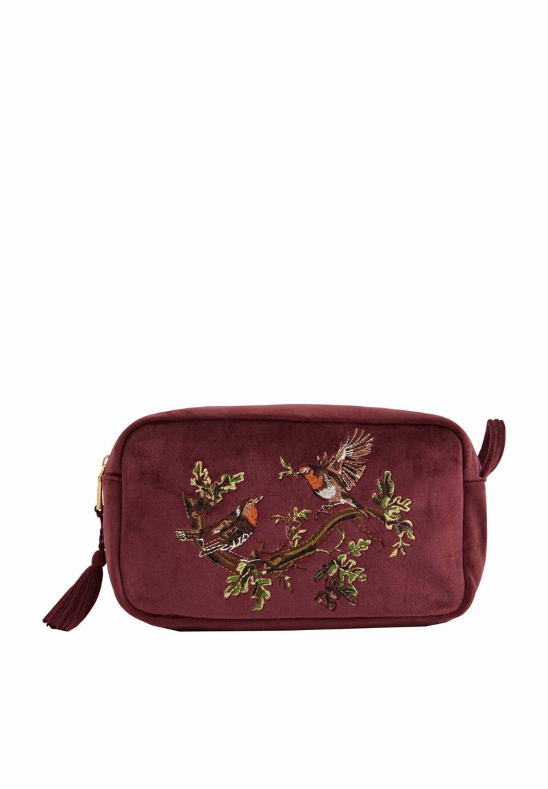 FABLE ENGLAND - ROBIN LOVE EMBROIDERED REDCURRANT - Pencil case - red, Enlarge