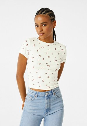 SHORT SLEEVE - Printtipaita - off white