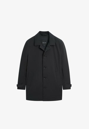Massimo Dutti, LONG COLLAR DETAIL TRENCH COAT - Trenchcoat - dark blue