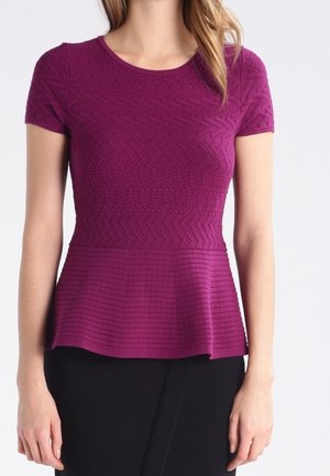 HUGO T-shirt con stampa - purple