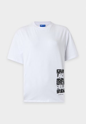 Karl Lagerfeld Jeans, LOGO TEE - Тениска с щампа - white