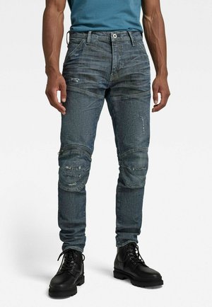 5620 3D ZIP KNEE SKINNY - Jeans Skinny Fit - faded blues restored
