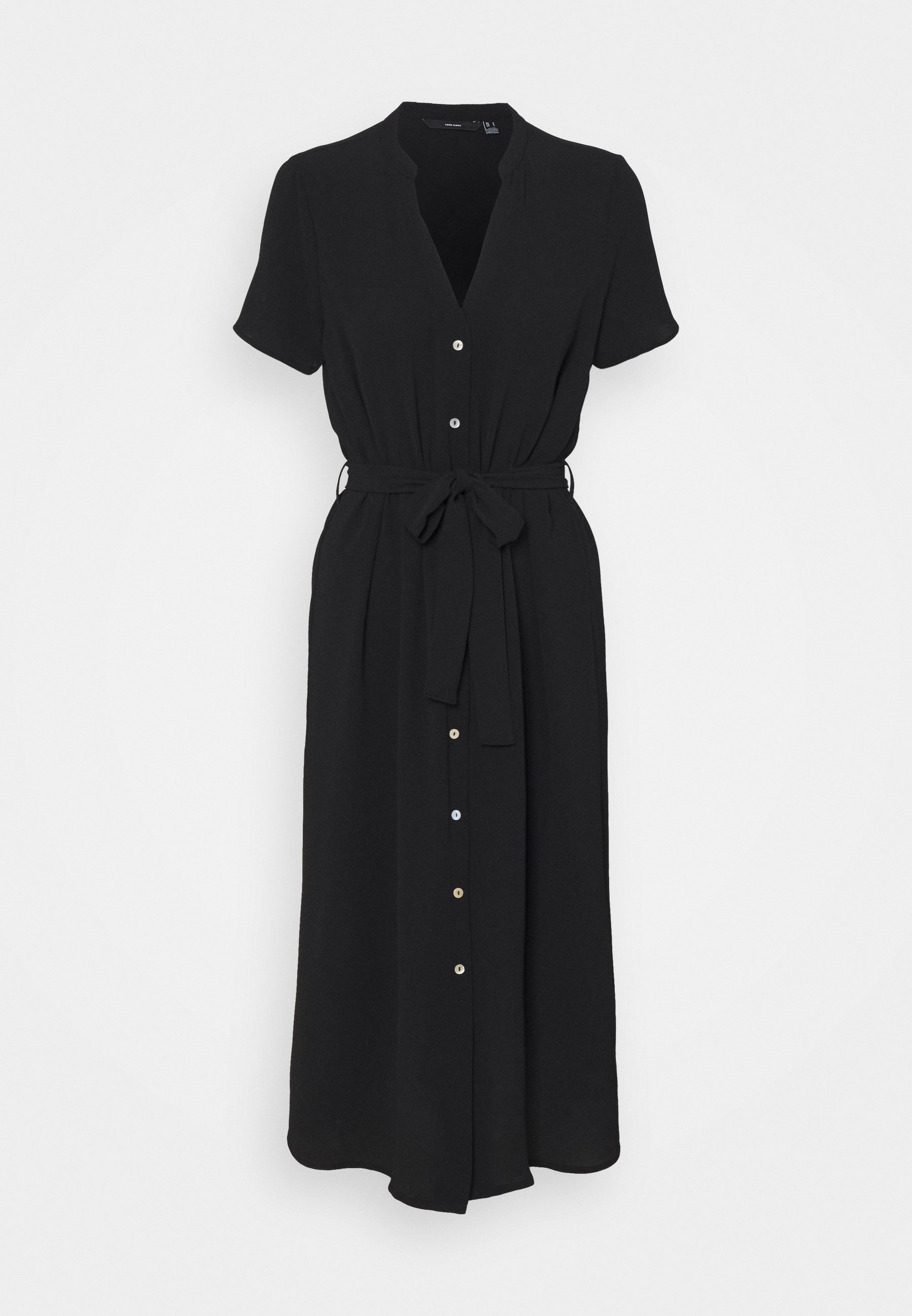 Robe Chemise Noire Vero Moda Jo Elle - Taille M UK 10 - Manches Longues - NEUVE Avec Étiquettes