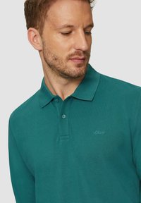 s.Oliver MIT LOGO - Poloshirt - petrol