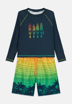 PROTECTION BEACH SET - Hosszú ujjú felső - navy