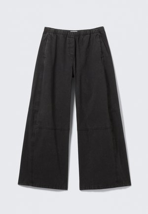 Weekday LOW RISE BAGGY WASHED - Hlače - washed black