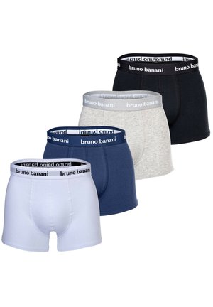 Bruno Banani 4ER PACK - EVERY DA - Kurze Boxershorts - schwarz grau weiß blau