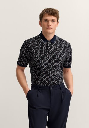 ALLOVER-PRINT - Polo - marine