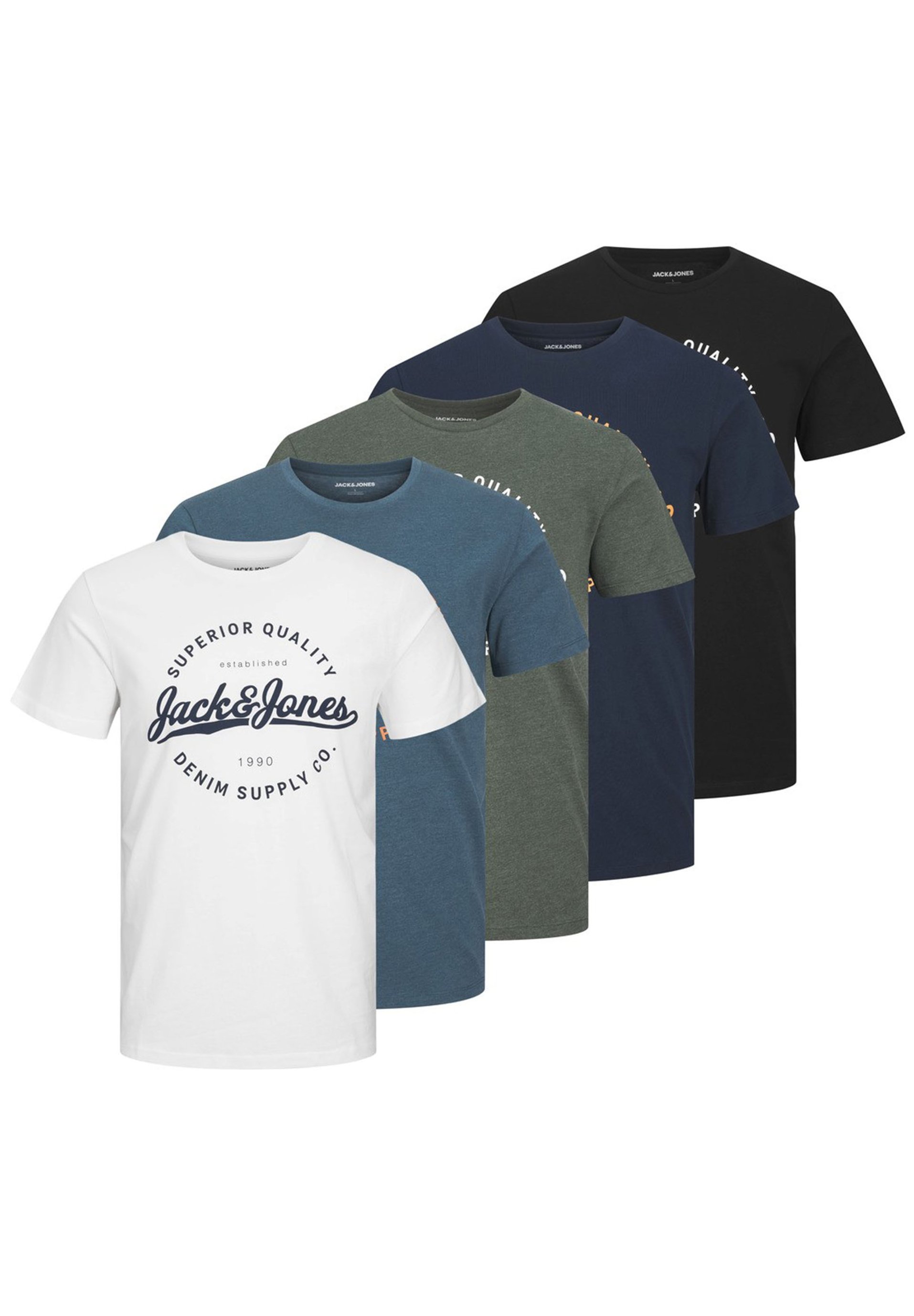 Manches Courtes Jack Et Jones En Ligne Jack Jones PACK T-shirt