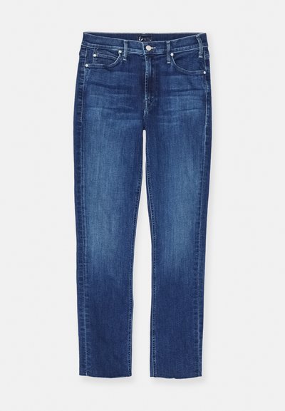 Mother THE MID RISE DAZZLER ANKLE FRAY - Jeans Skinny - blue denim