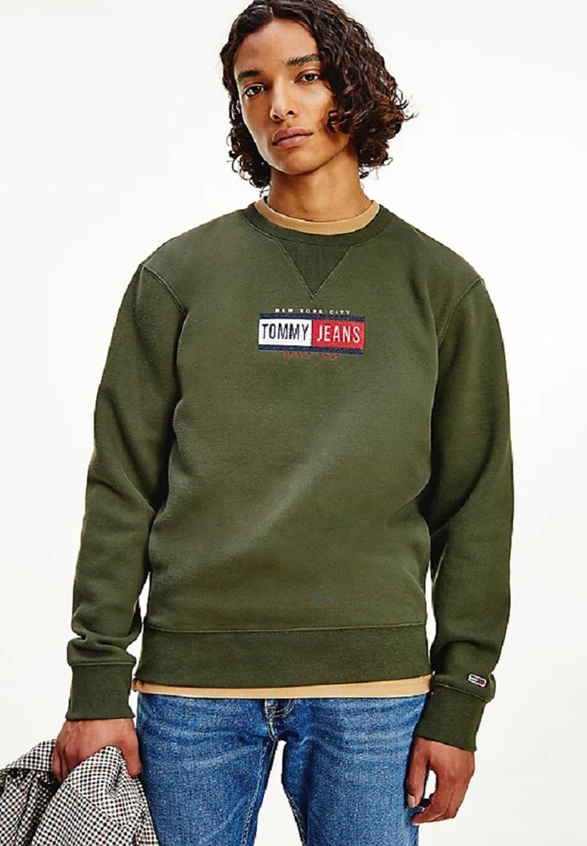 Tommy Jeans Sudadera - dark olive/verde oliva - Zalando.es