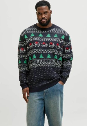 PULLOVER PLUS SIZE - Strickpullover - sky captain