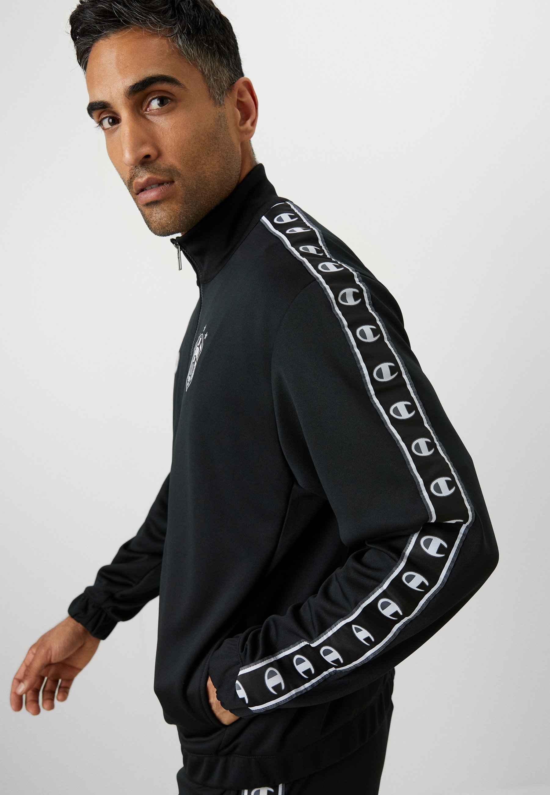Champion SPORTS HERITAGE FULL ZIP TRACK - Training jacket - black